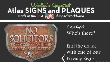 eshop at Atlas Signs and Plaques's web store for Made in the USA products